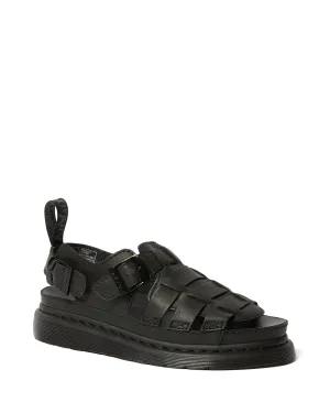 8092 ARC BLACK MONO SANDAL