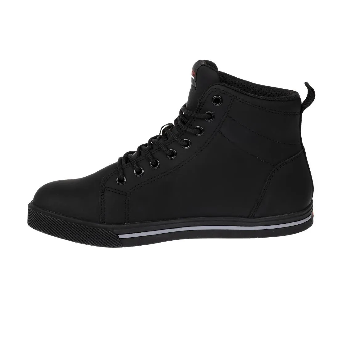 BA061-46 Slipbuster Recycled Microfibre Safety Hi Top Boots Matte Black 46