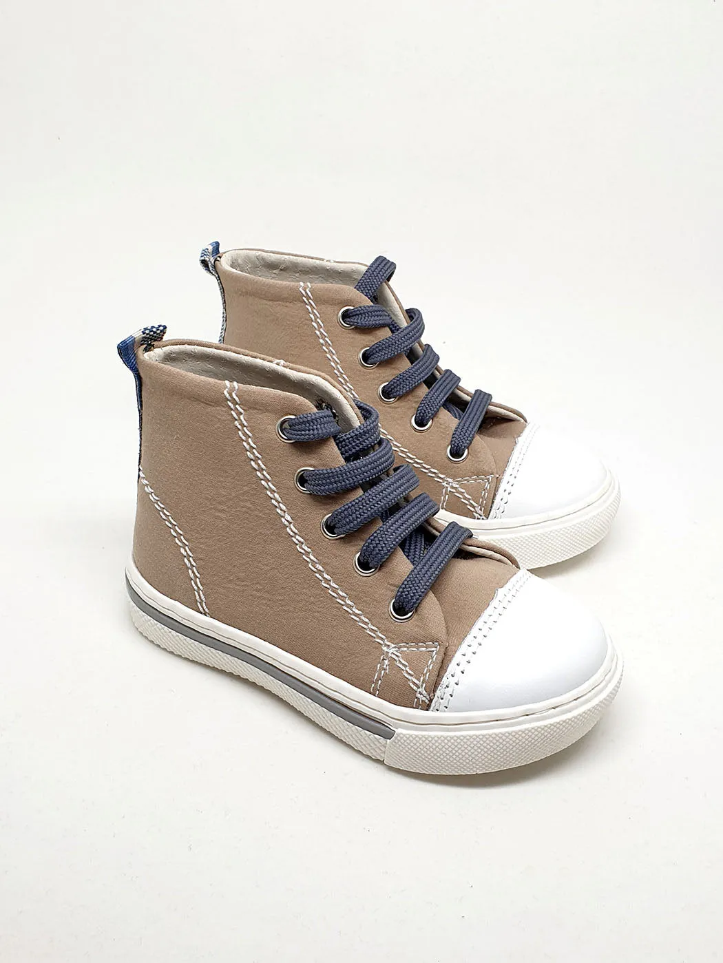 Baby bootie shoe for boy - VIVALDI Beige