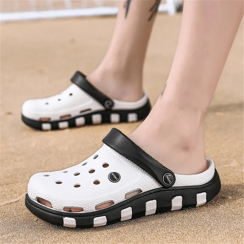 Beach Lightweight Quick-Drying Sandals / Flexible Rubber Slippers - SF0286