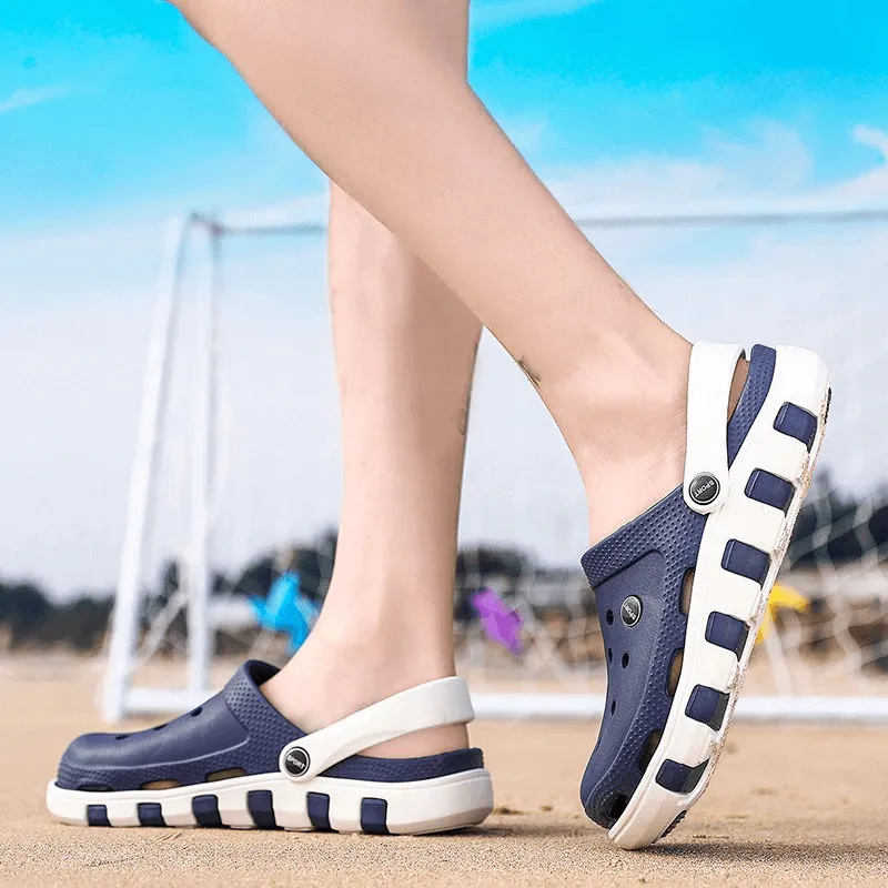 Beach Lightweight Quick-Drying Sandals / Flexible Rubber Slippers - SF0286