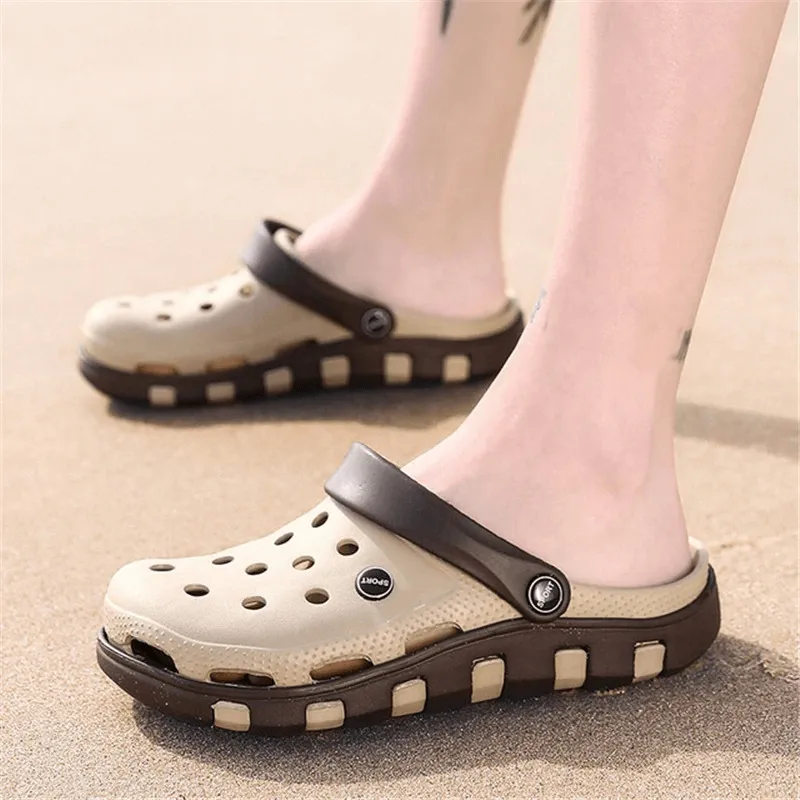 Beach Lightweight Quick-Drying Sandals / Flexible Rubber Slippers - SF0286