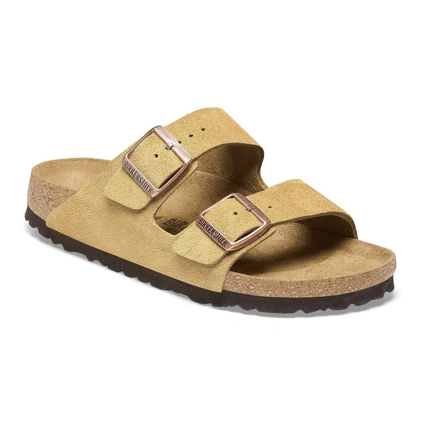 Birkenstock Arizona - Latte Cream Suede