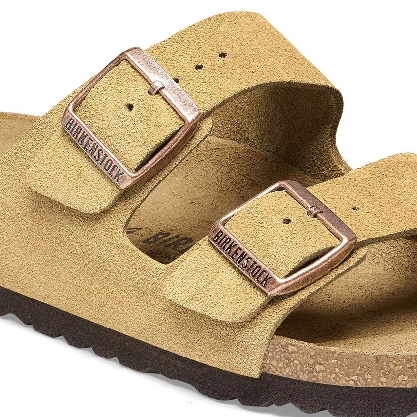 Birkenstock Arizona - Latte Cream Suede