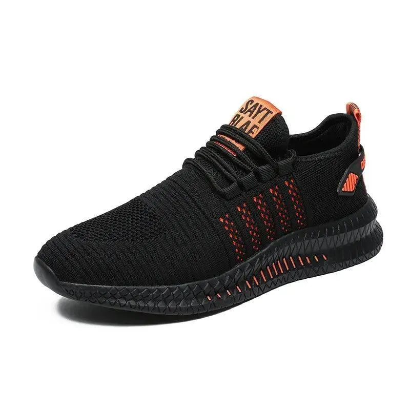 Breathable Lightweight Lace-Up Walking Shoes