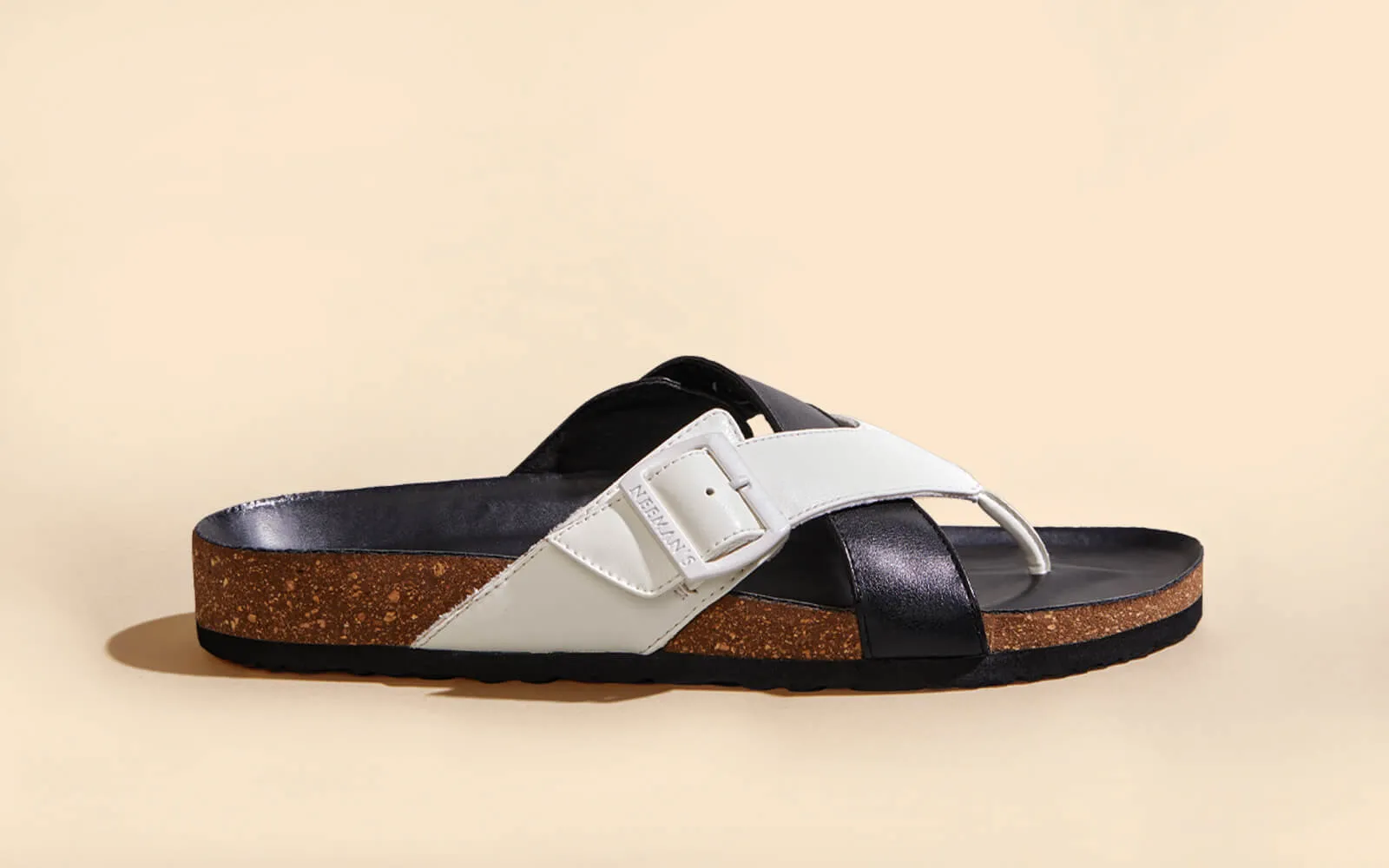 Cork Cross Strap Sandals