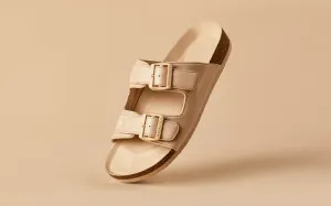 Cork Sandals : Rich Cream