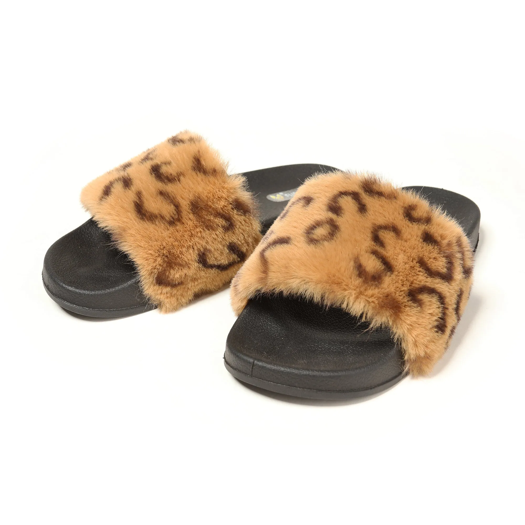 Furry Slides Sandals (Flat)