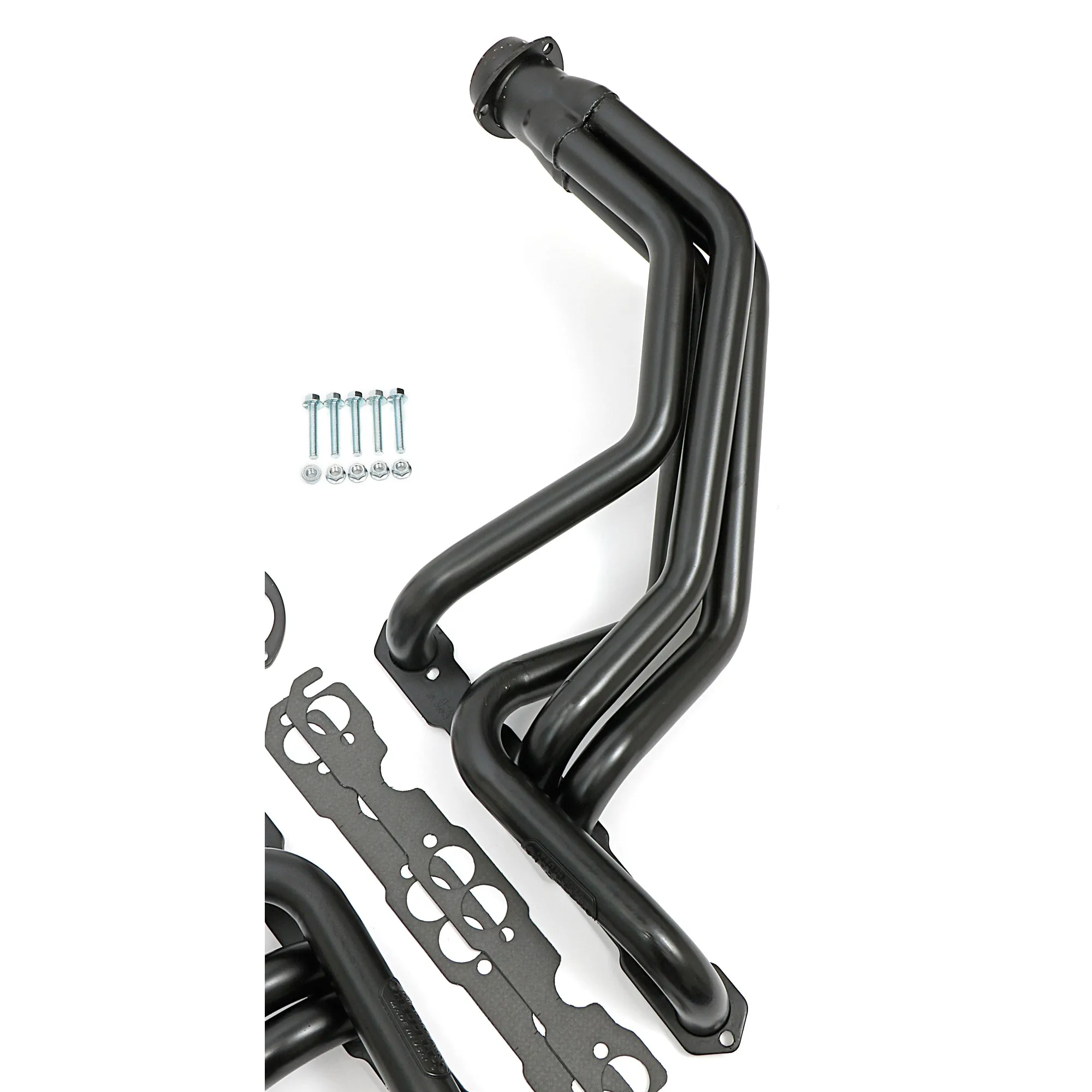 Hedman Hedders Street Headers - 1.625 in Primary - 3 in Collector - Black Paint - Small Block Chevy - GM Fullsize SUV / Truck 1967-91 69092 - Pair