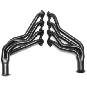 Hedman Hedders Street Headers - 1.75 in Primary - 3 in Collector - Black Paint - Big Block Chevy - GM Fullsize SUV / Truck 1982-91 - Pair