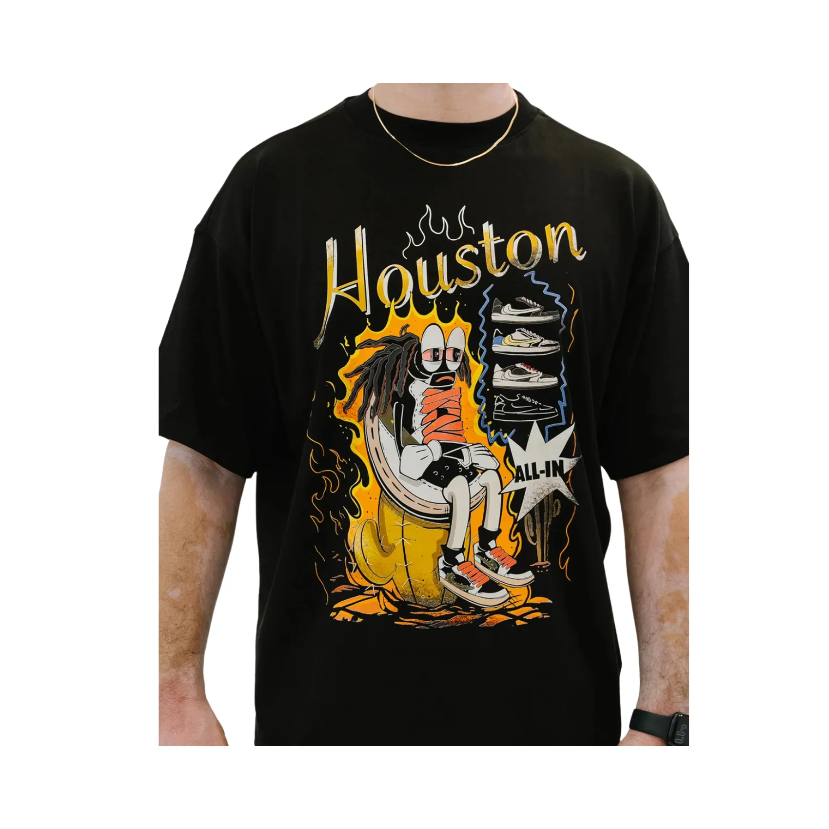 Houston Tee Snkrs - Black