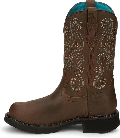 JUSTIN WOMEN'S JAGUAR WATERPROOF STEEL LAD WORK BOOT - GY9991