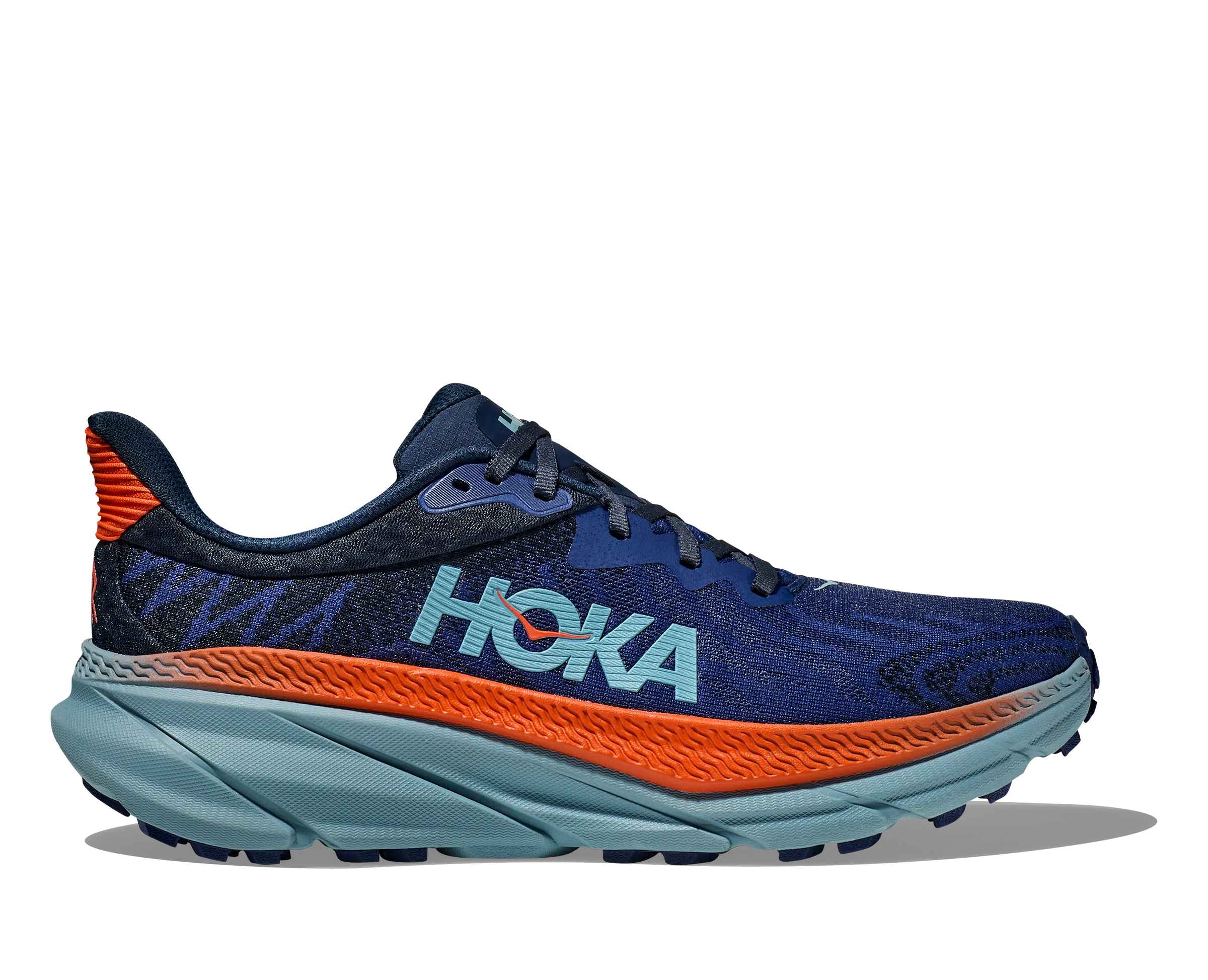 Men's Hoka Challenger 7 Color: Bellwether Blue/Stone Blue