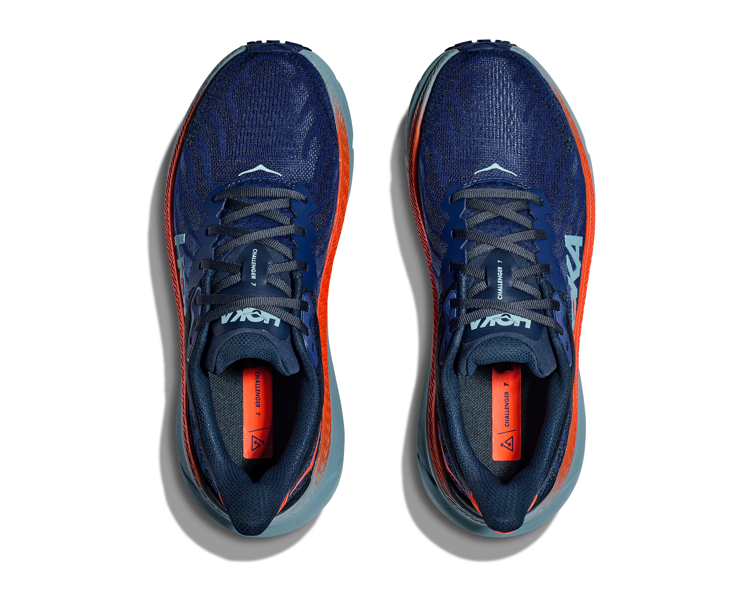 Men's Hoka Challenger 7 Color: Bellwether Blue/Stone Blue