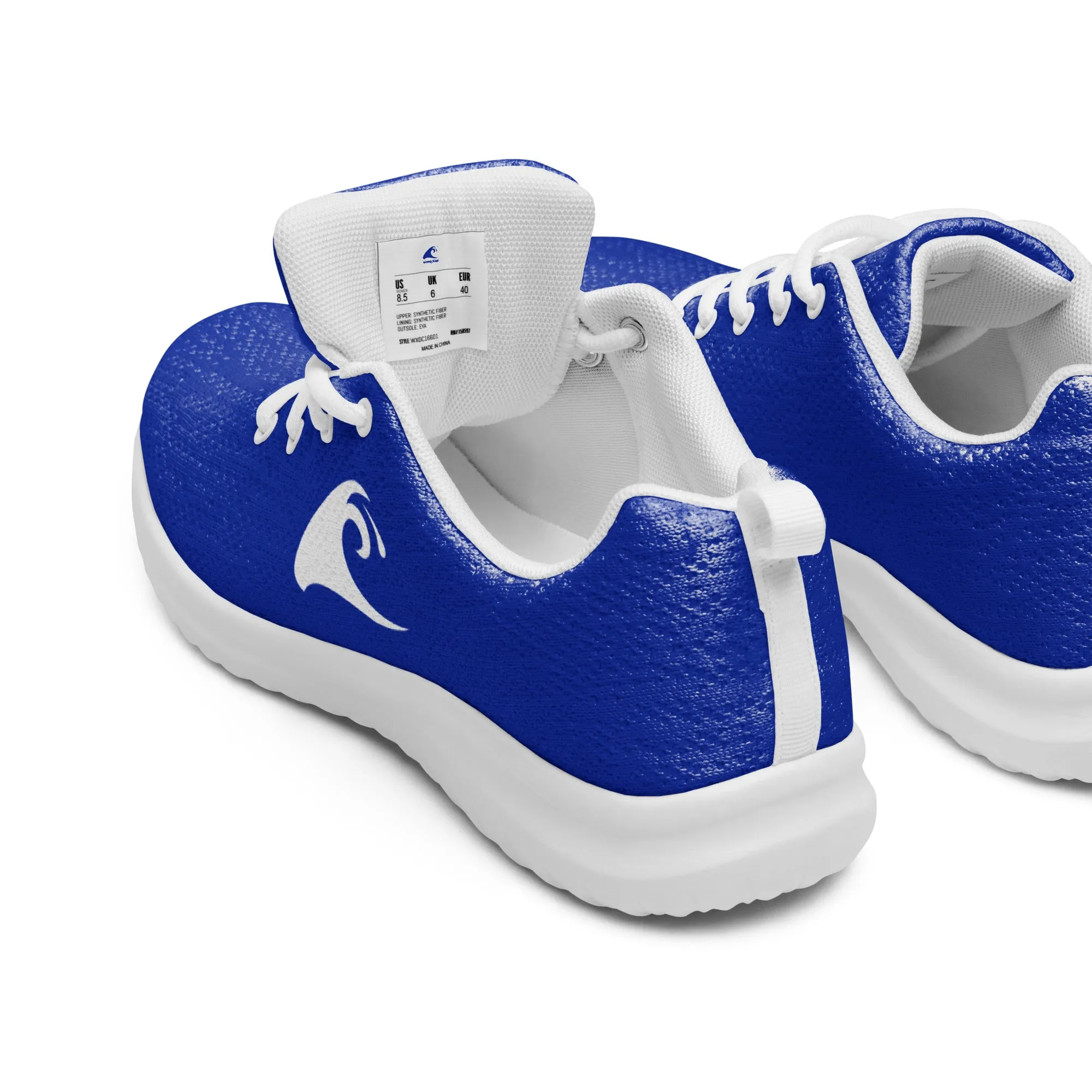 Men’s Royal Blue Athleisure Shoes with Extremely Stoked Epic Wave Logo