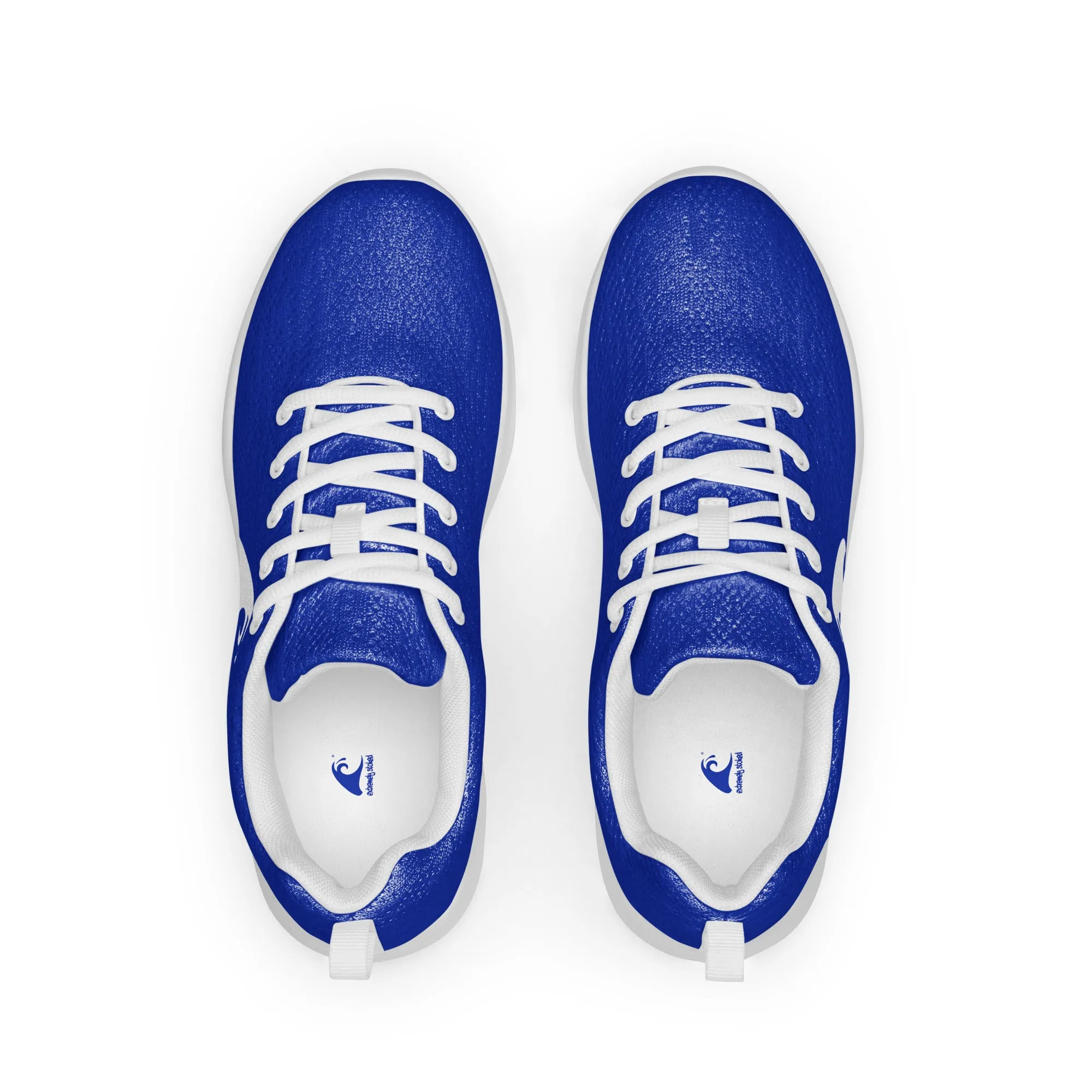 Men’s Royal Blue Athleisure Shoes with Extremely Stoked Epic Wave Logo