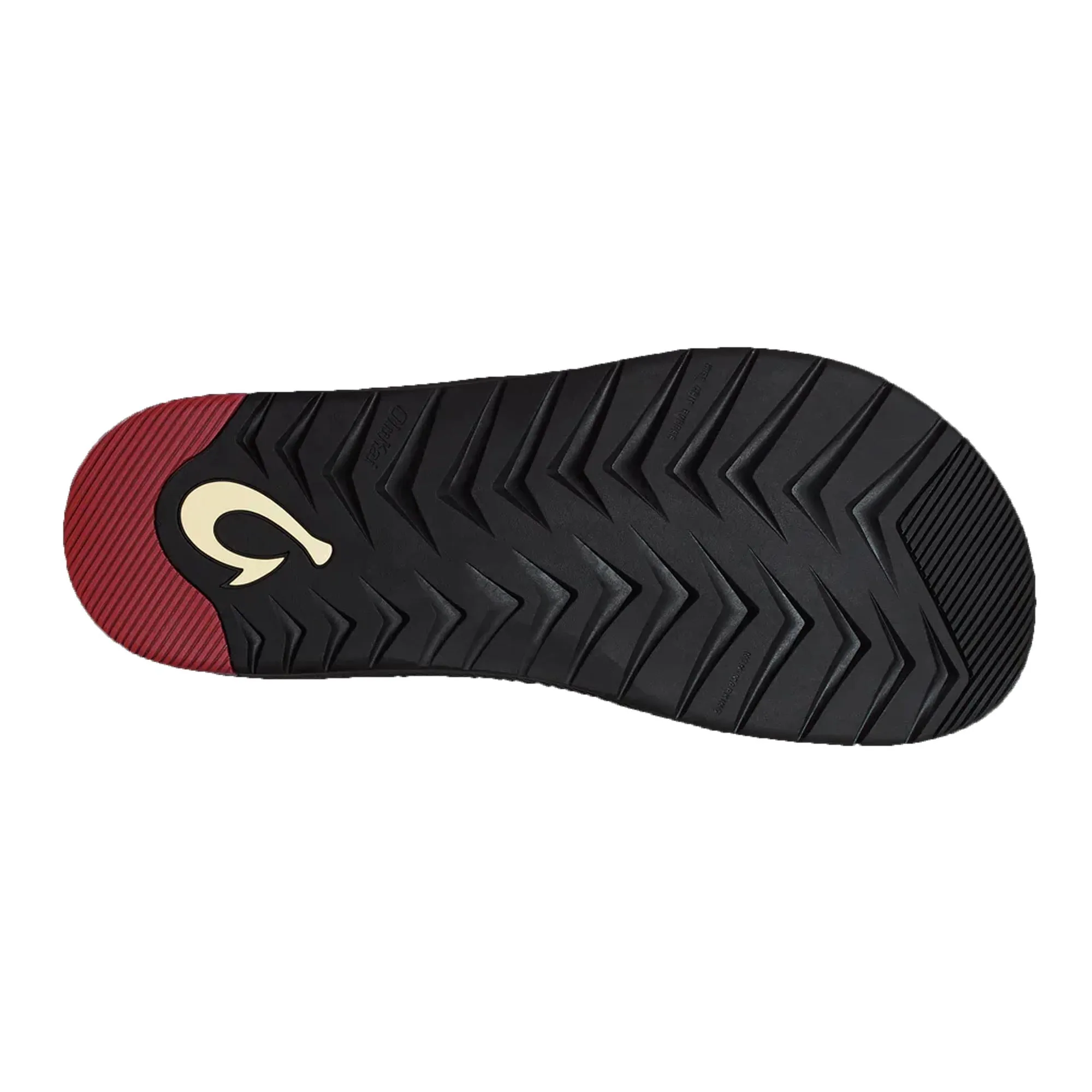 Olukai Men's "Awiki" Beach Sandals- Black