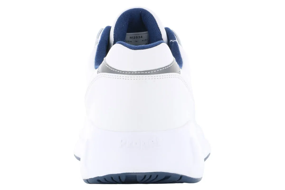 Propet Stability Walker White Navy