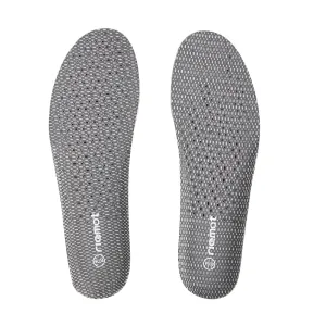 riemot Men's Shoe Insoles, Breathable Honeycomb Design Sport Shoe Insoles with Arch Support Cushioning Shoe Inserts Replacement Innersoles for Water Shoes Sneakers Work Shoes Grey EU 43 /US 10