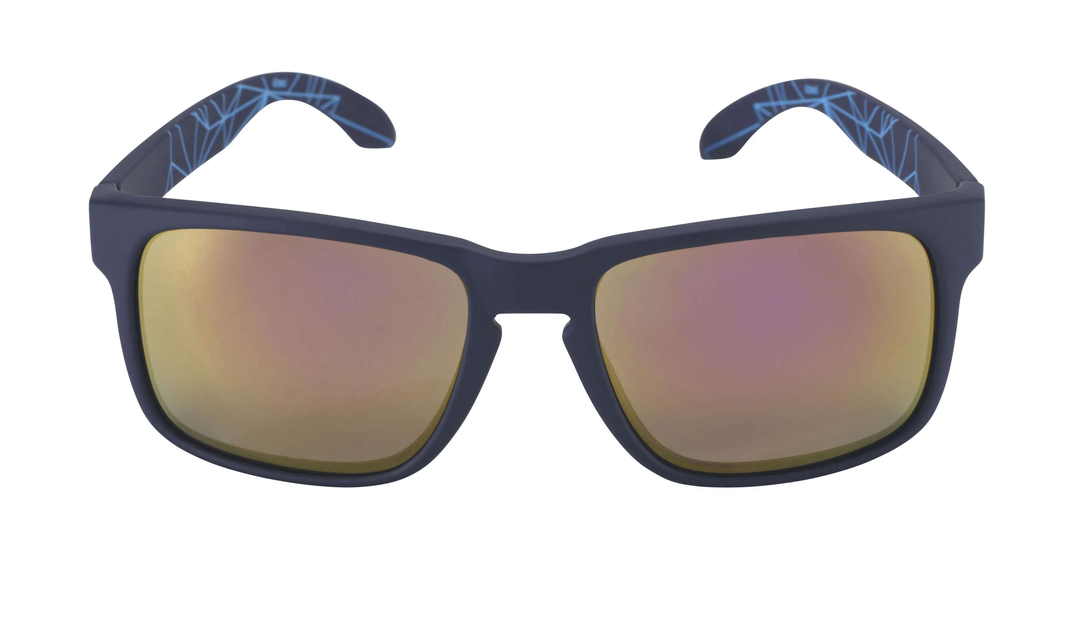 Scope Navy & Blue Sunglasses with Mirror Pink Lens