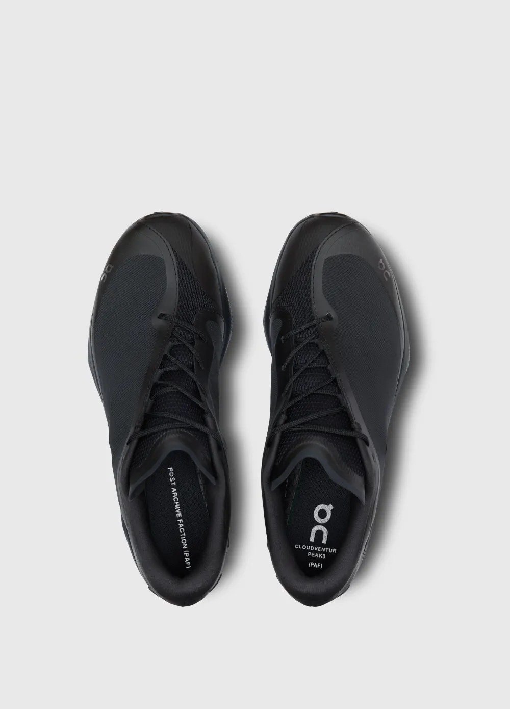 x PAF Cloudventure Peak 'All Black' Sneakers